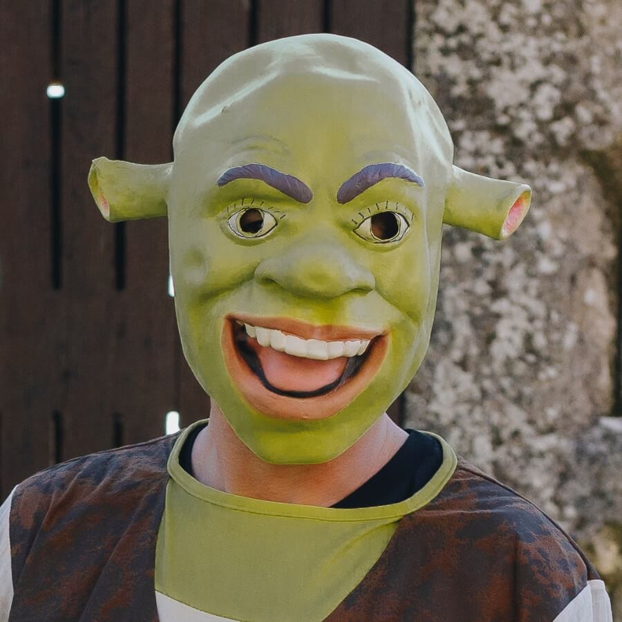 Carnevale Coppia Costume Carnevale Fiona Shrek Abito Costume