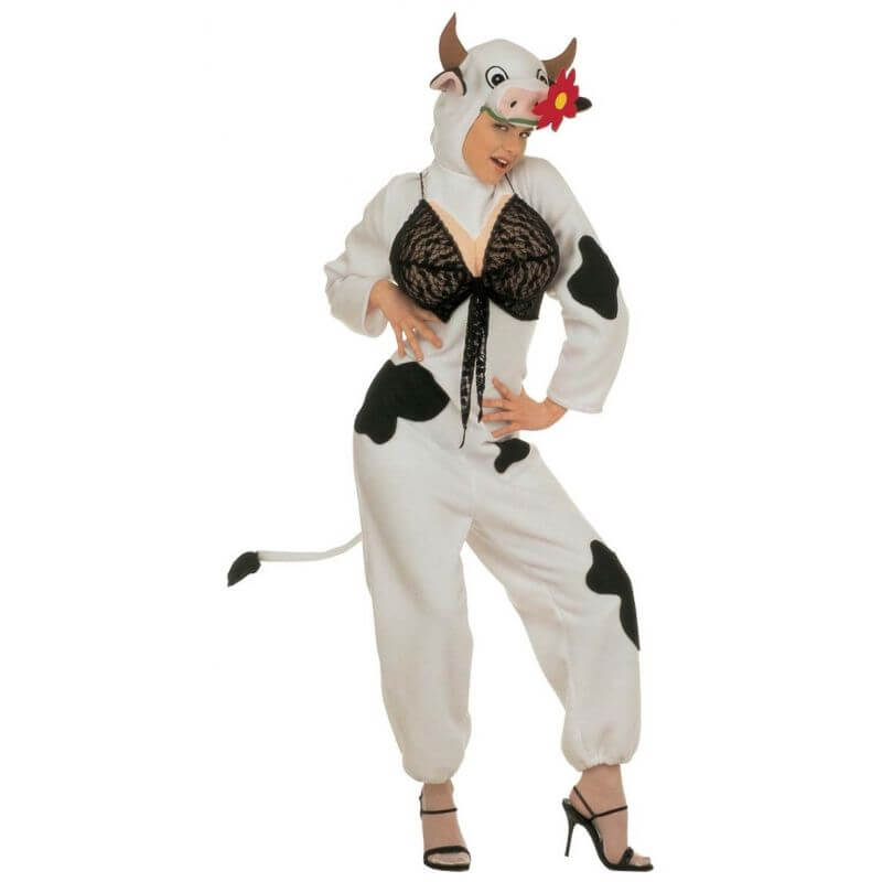 Set Costume Mucca - Fascia Orecchie E Coda, Tema Animale Per Feste E Carnevale - Foto 9