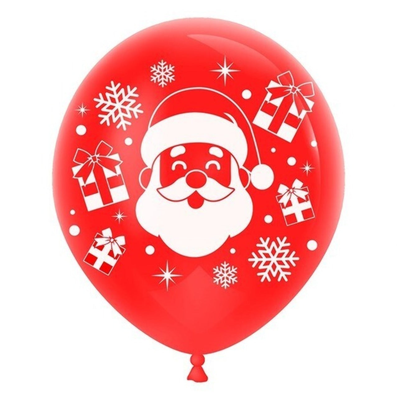 10 Palloncini Babbo Natale