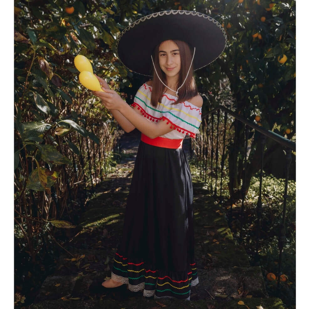 Costume da messicana Valentina per bambina