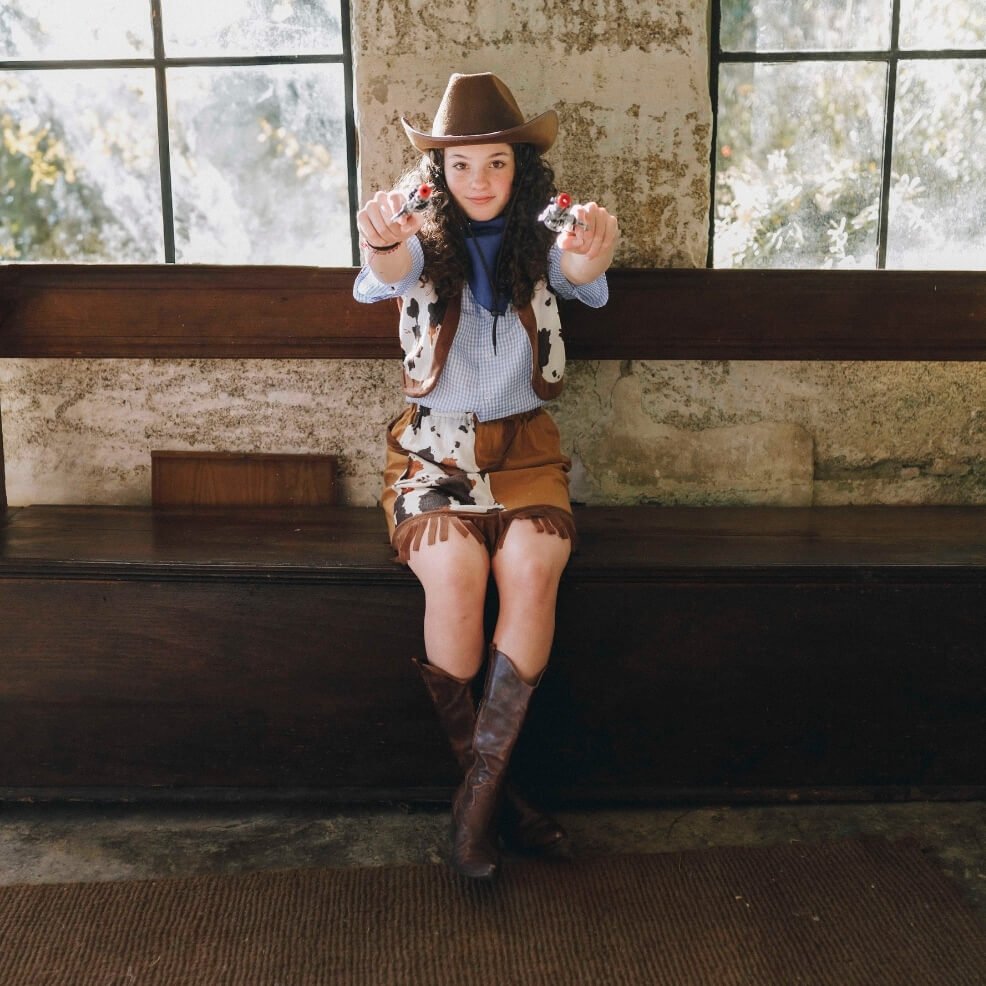 Costume da Cowgirl dell'ovest per donna