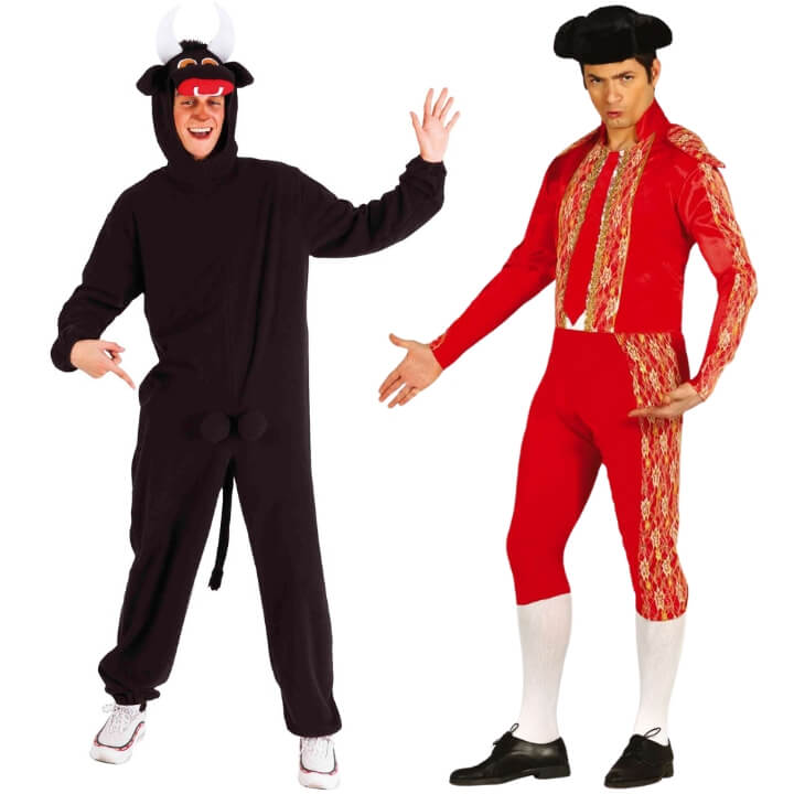 Costumi di coppia da Torero e Toro