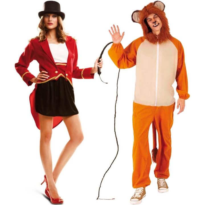 Costumi di coppia da Domatore e Leone