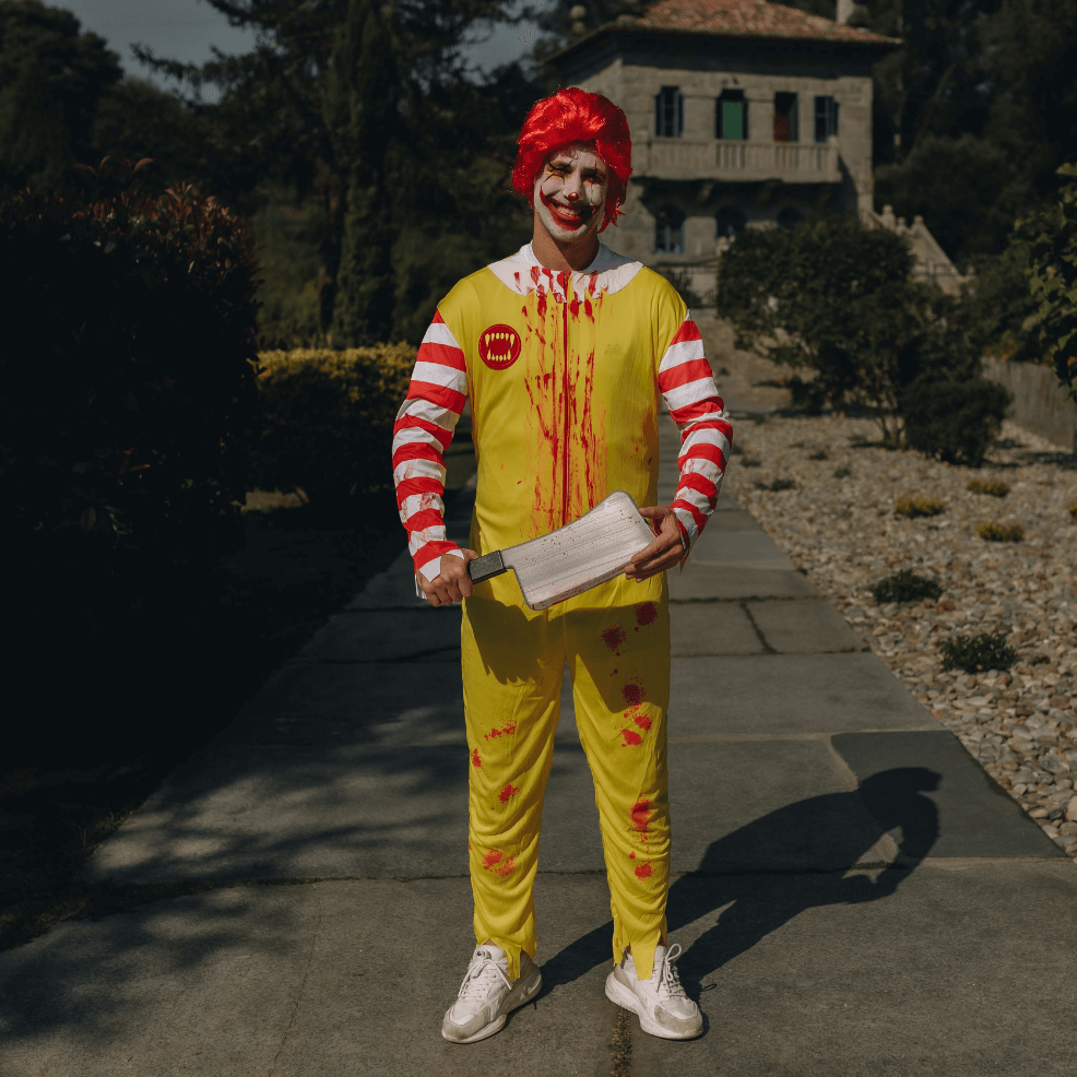 Disfraz halloween payaso McDonald