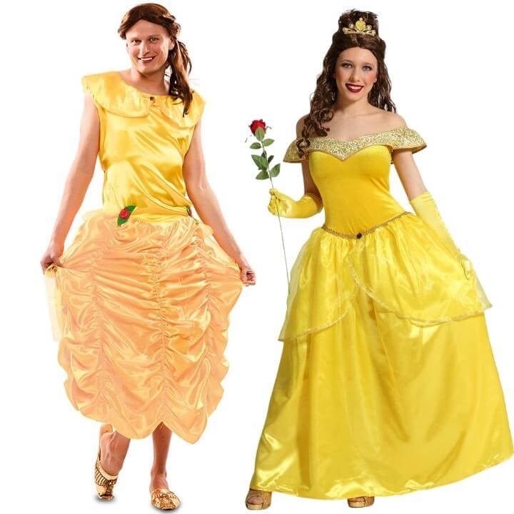 Costumi di coppia da della Bella e la Bestia