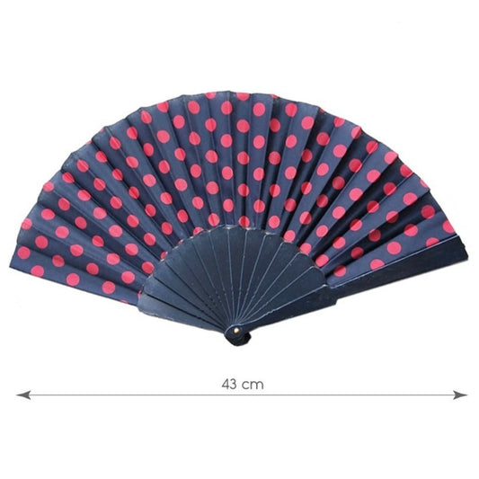 Ventaglio Flamenco Nero e Rosso