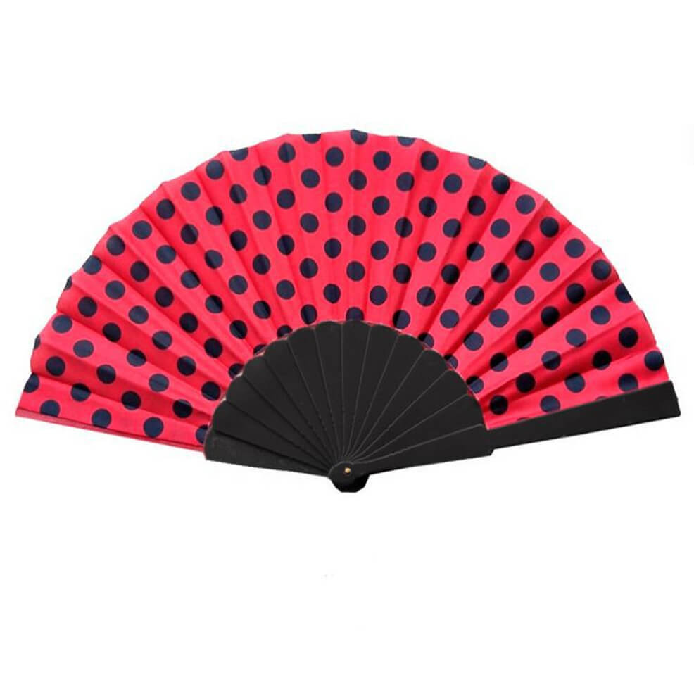 Ventaglio Flamenco Rosso e Nero