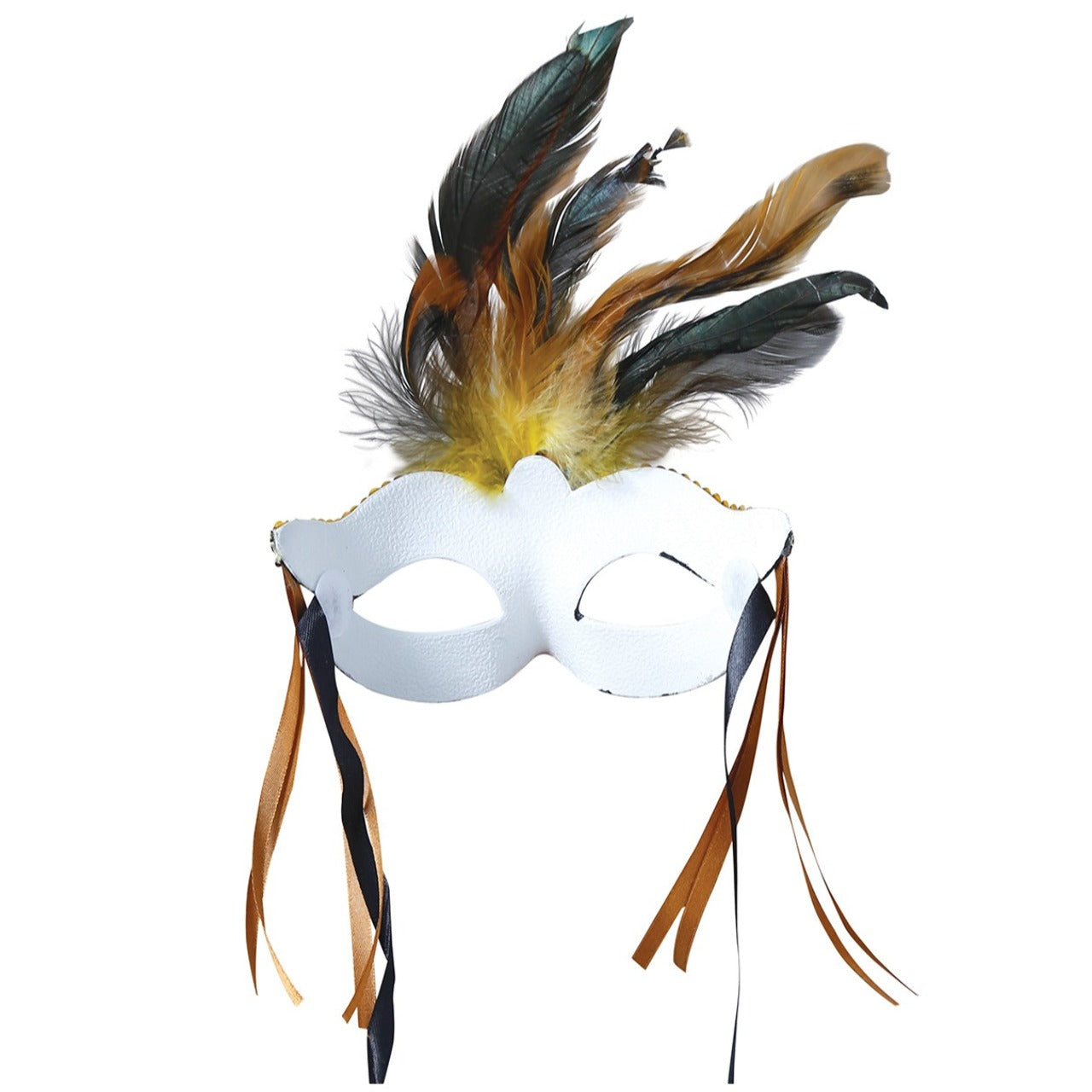 Maschera Voodoo con Piume