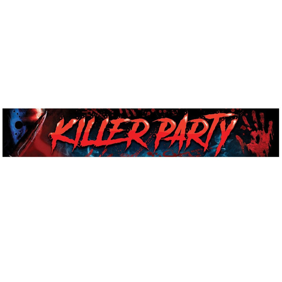 Bandiera della festa di Halloween Killer