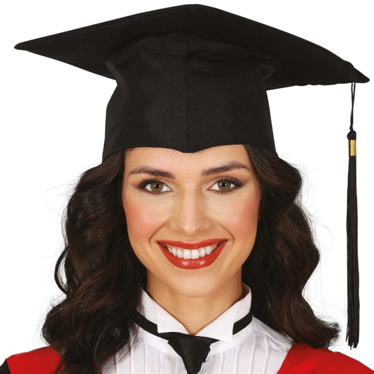 Cappello per Laureato di stoffa nera