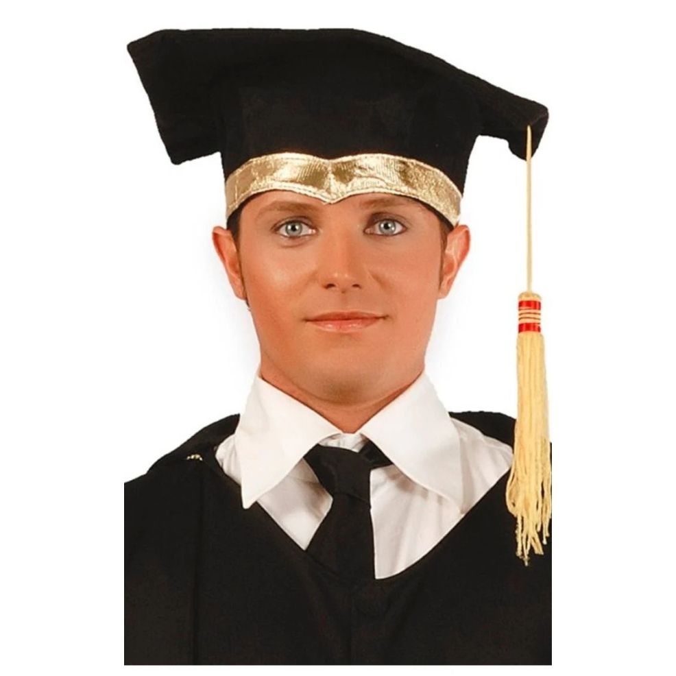 Cappello per Laureato Dorato