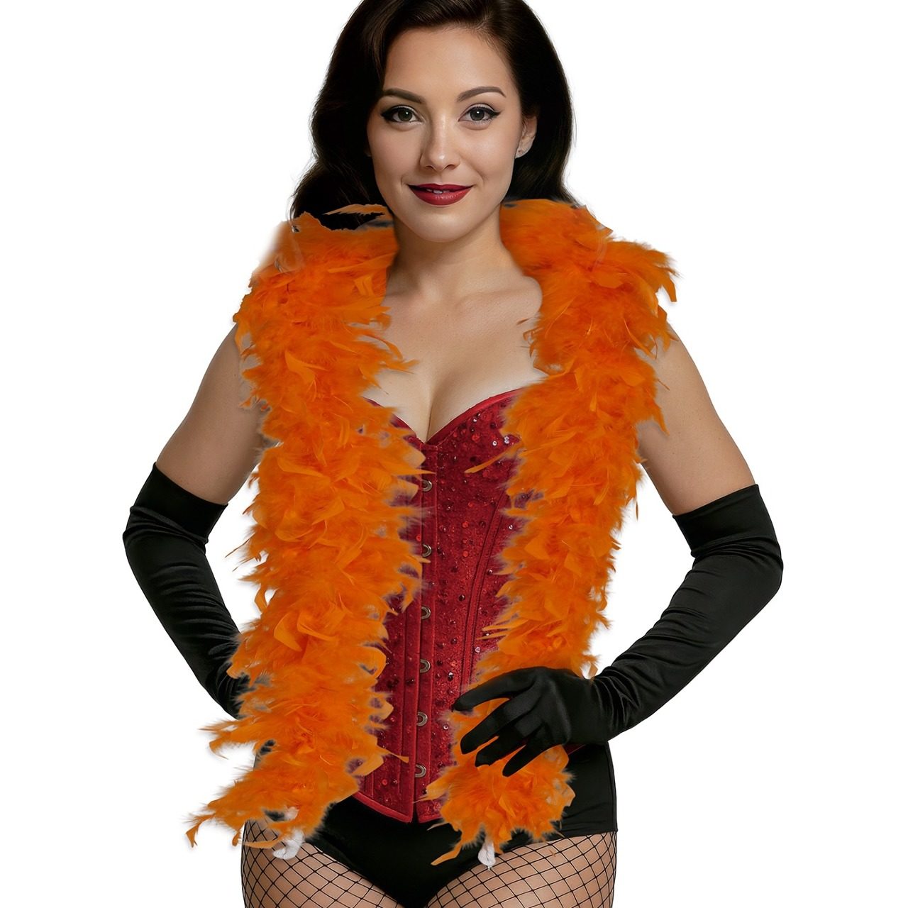 Boa Piume Arancione 80gr