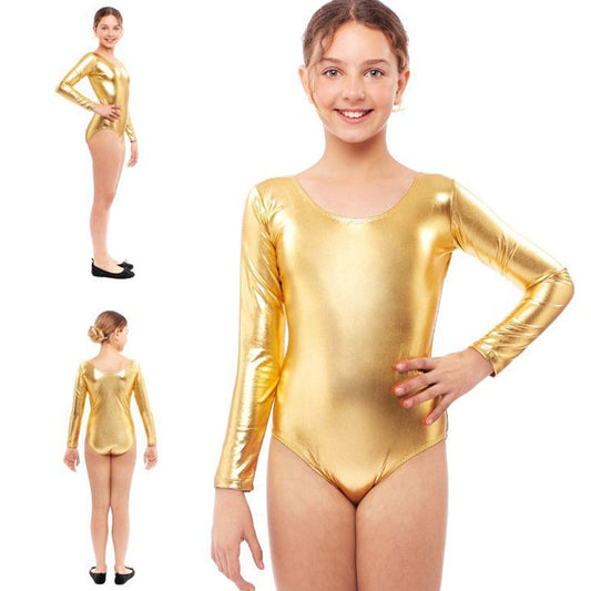 Body Dorato Metallico per bambini