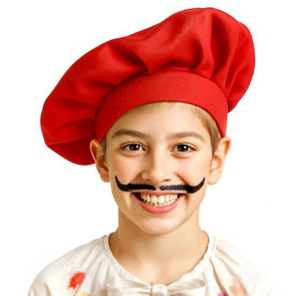 Berretto rosso da pittore per bambini
