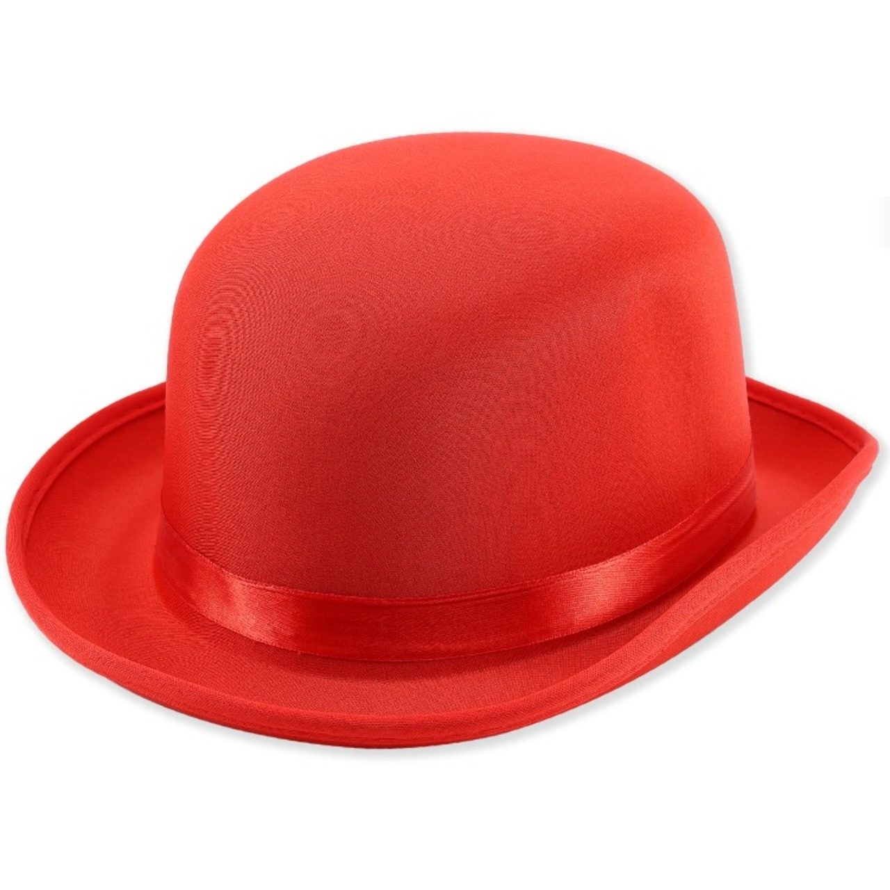 Cappello a Bombetta Rosso