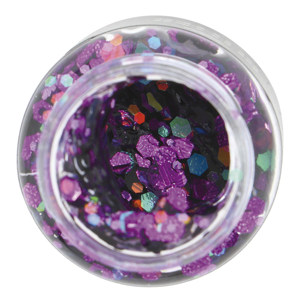 Barattolo di Gel Glitterato Lilla