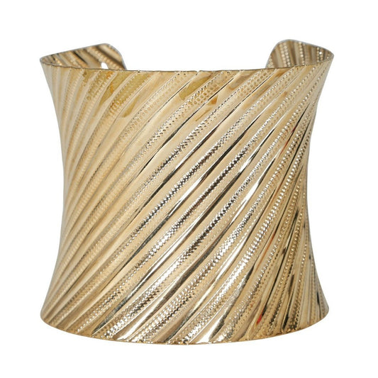 Bracciale dorato in metallo