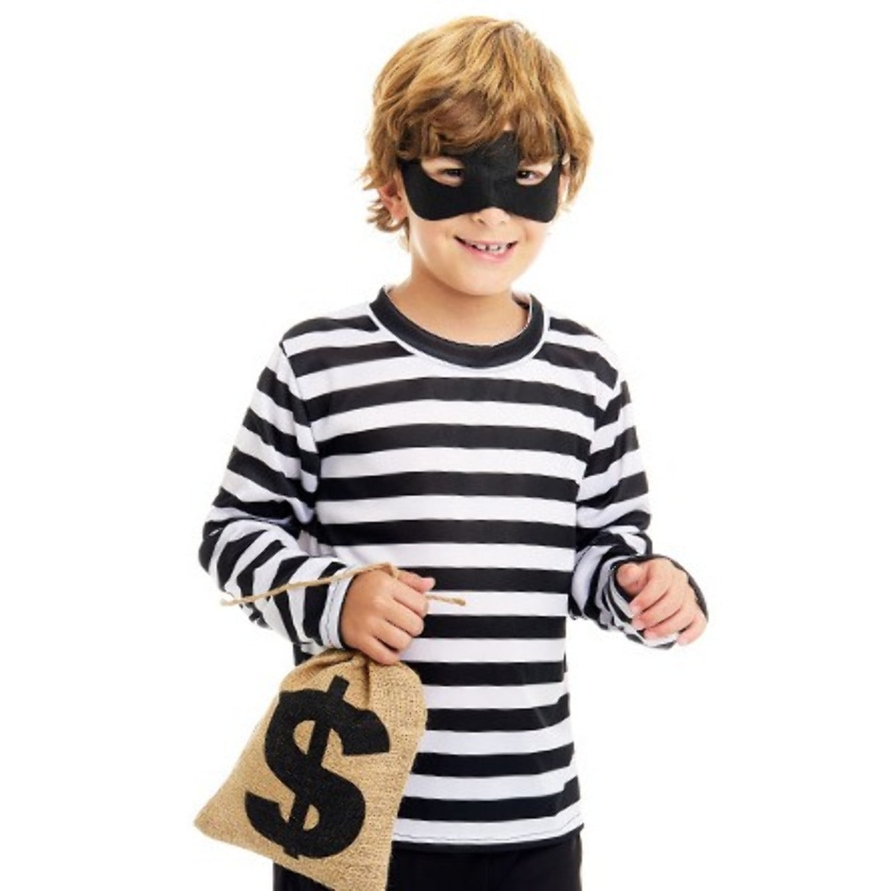 Maglietta a righe Ladro per bambini