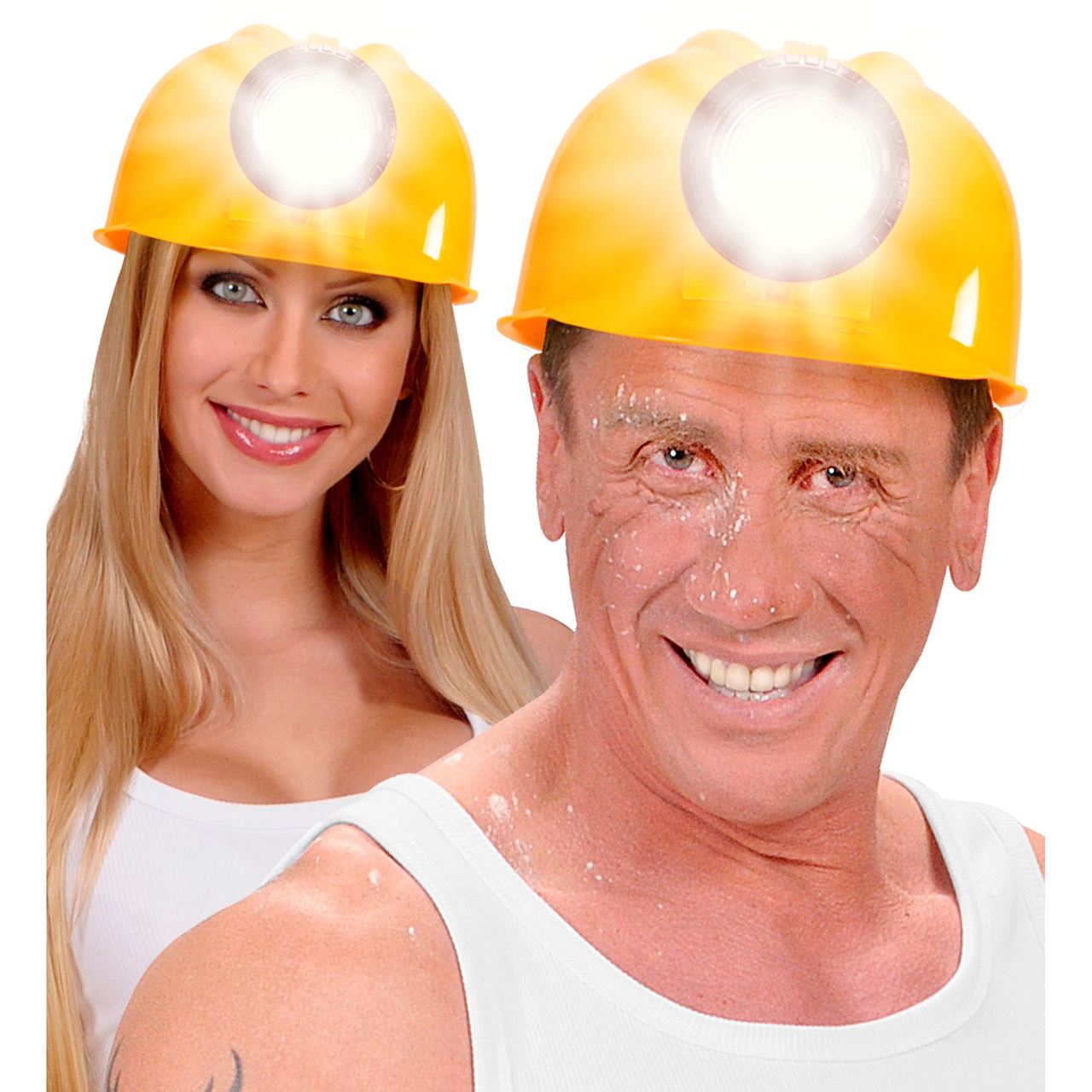 Casco da Operaio con Luce