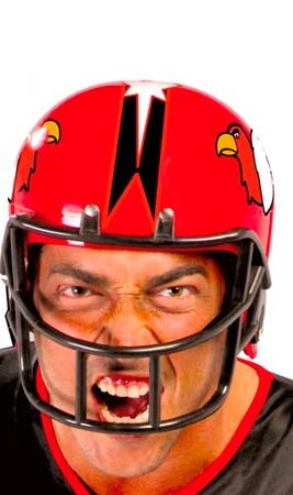 Casco Rugby Rosso