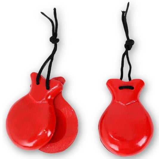 Nacchere Flamenco Rosse Semplici