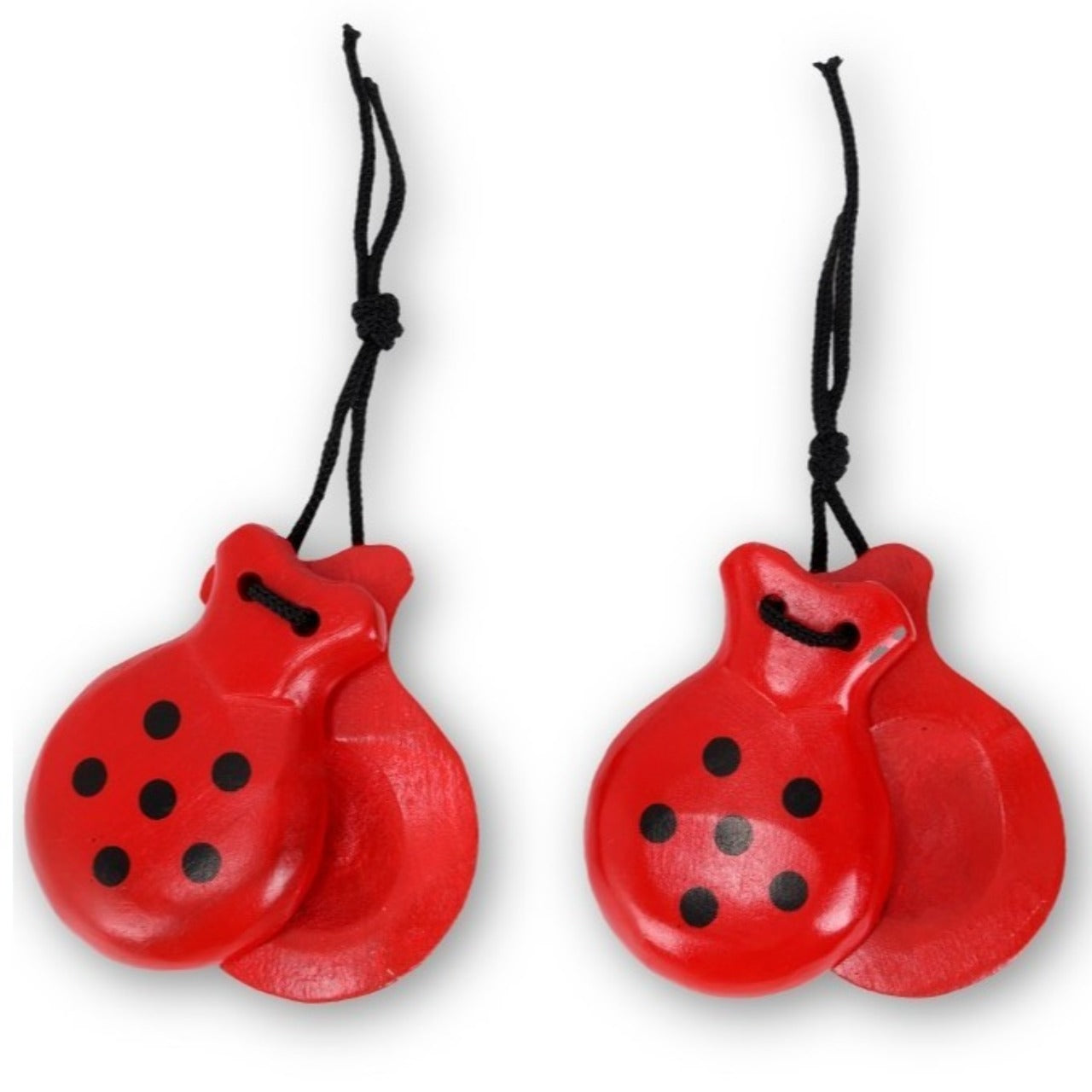 Nacchere Flamenco Rosse e Nere