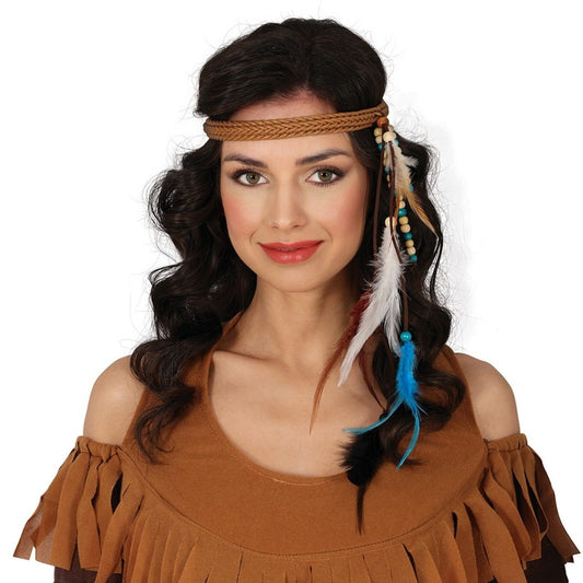 Fascia da indiano con piume