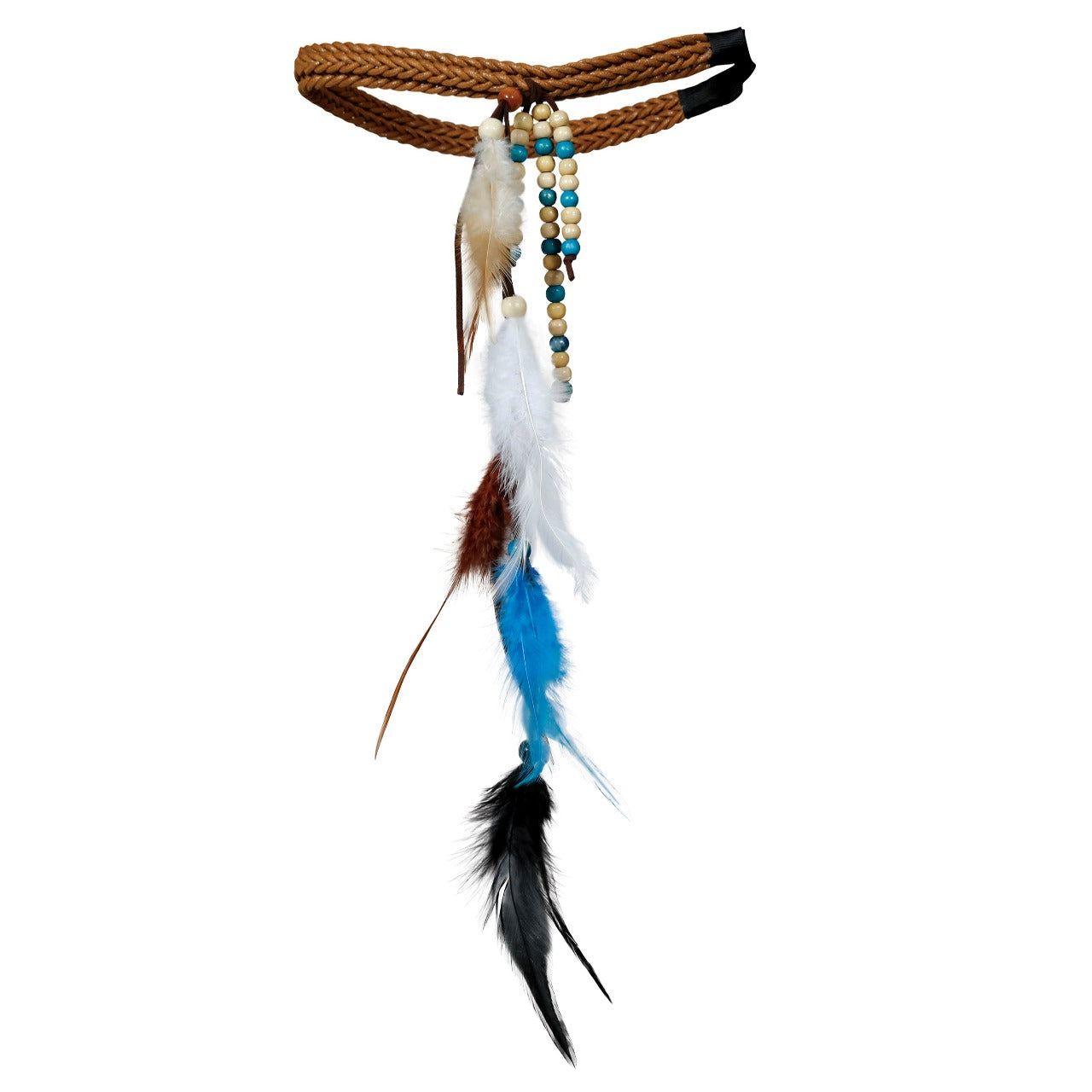 Fascia da indiano con piume