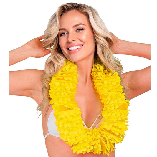 Collana Hawaiana Gialla Deluxe