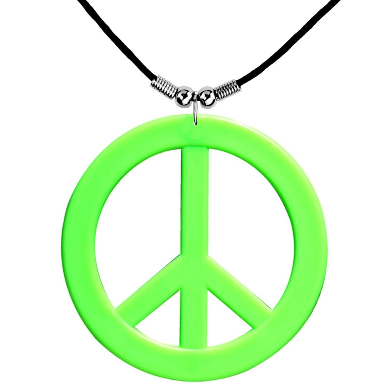Collana hippie verde fluo