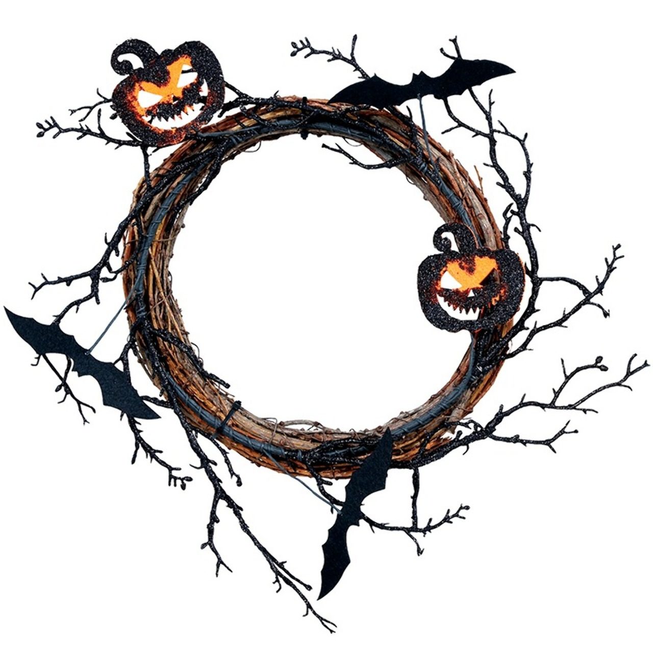 Corona con Zucche di Halloween