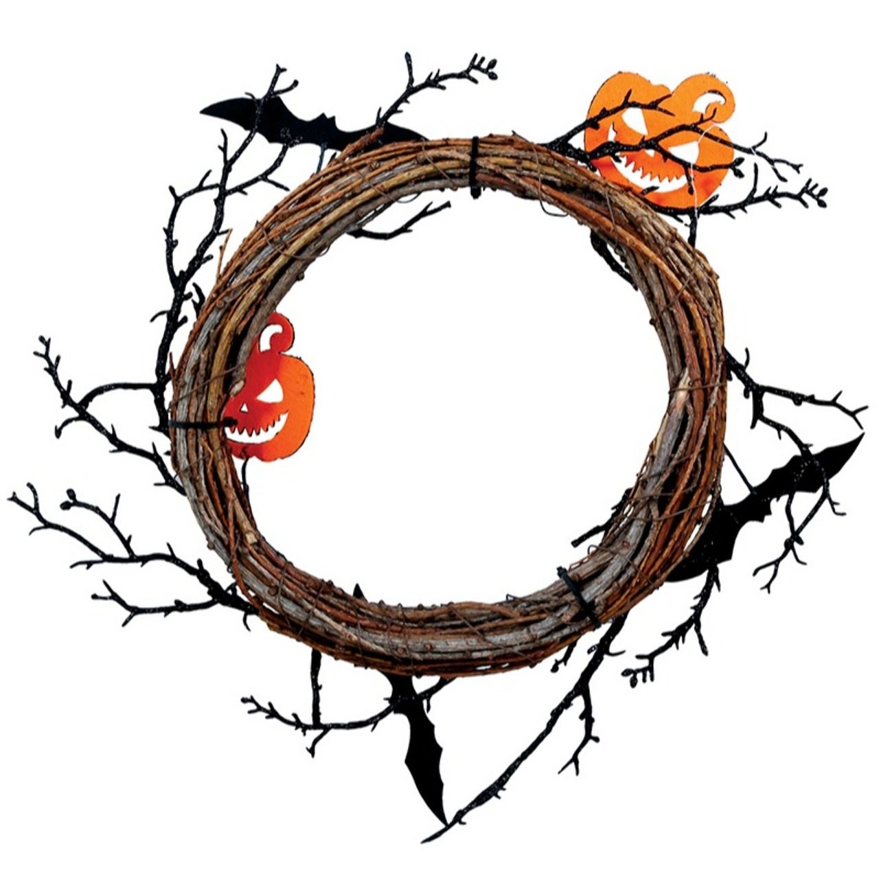 Corona con Zucche di Halloween