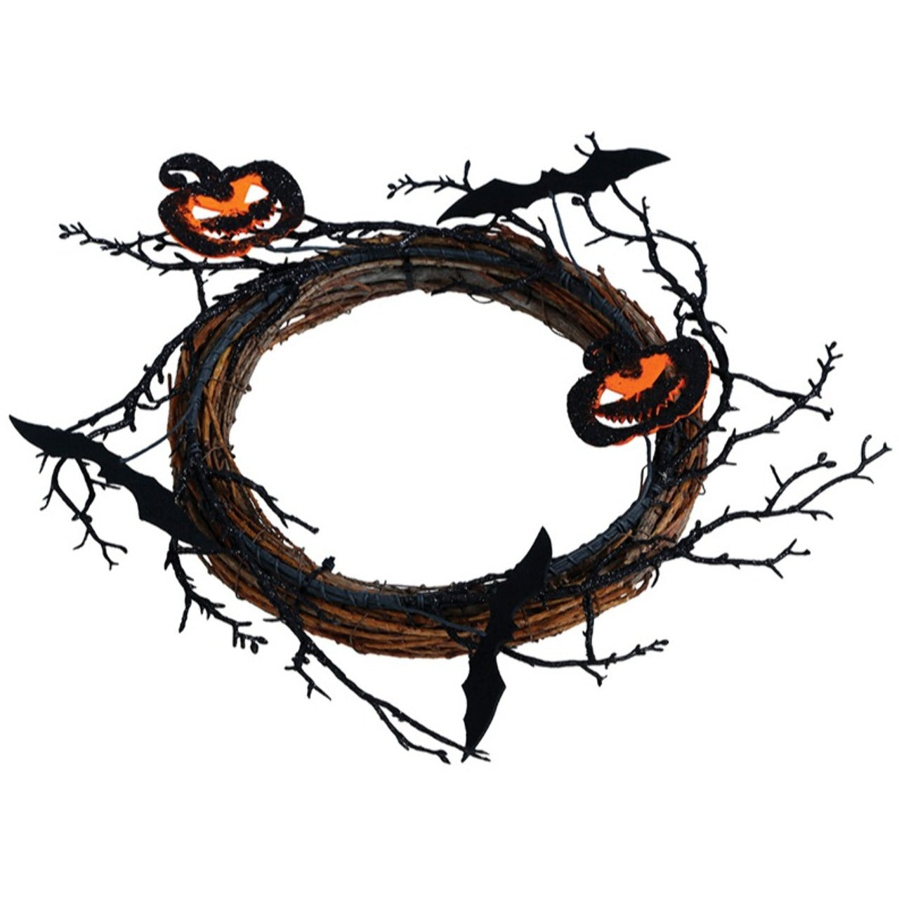 Corona con Zucche di Halloween