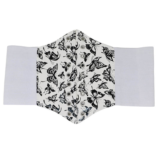 Corsetto Bianco Farfalle