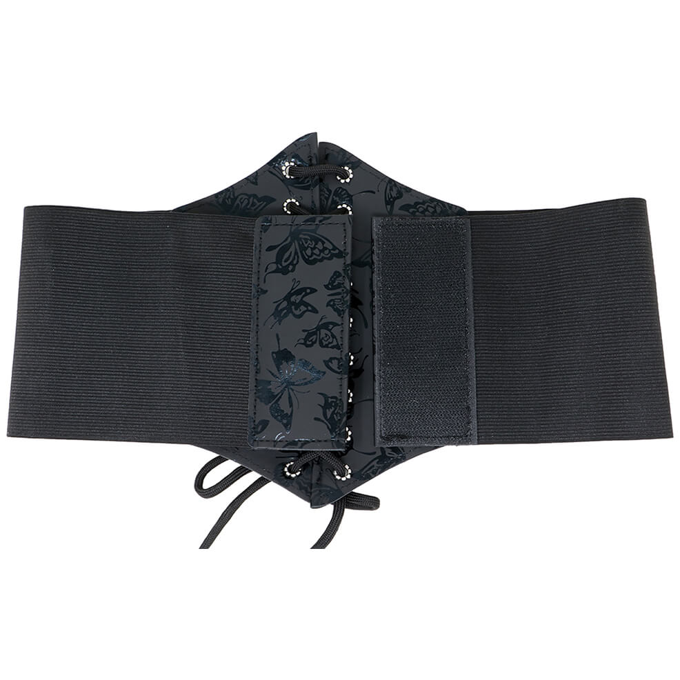 Corsetto Nero Farfalle