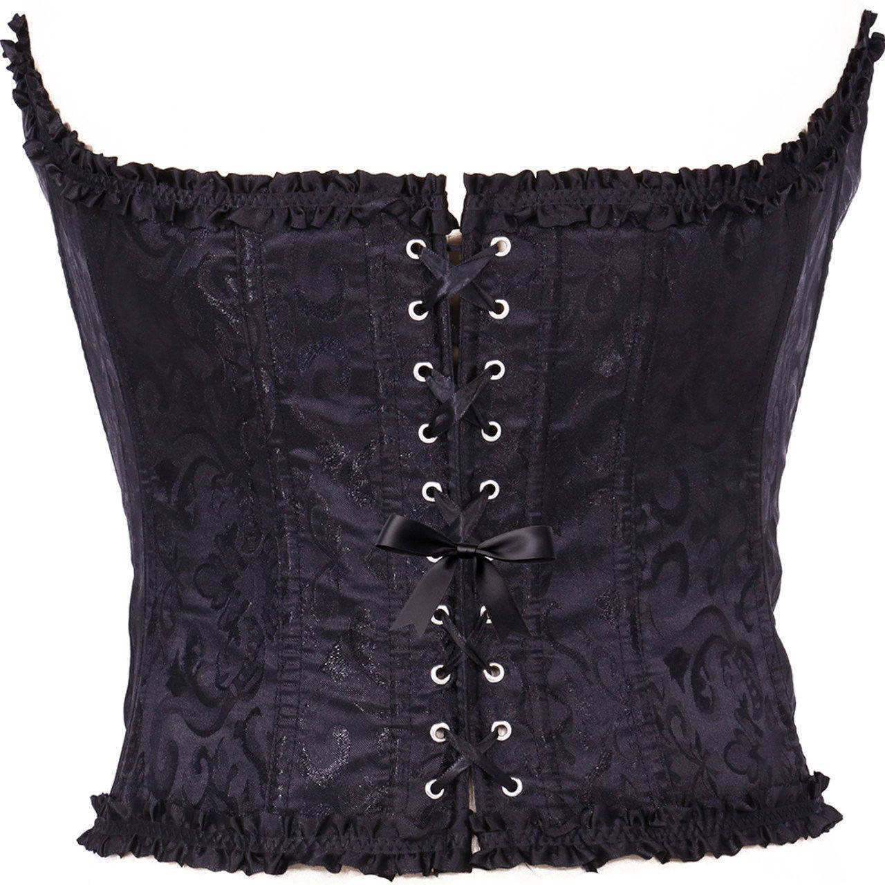 Corsetto Nero Scollo a Cuore