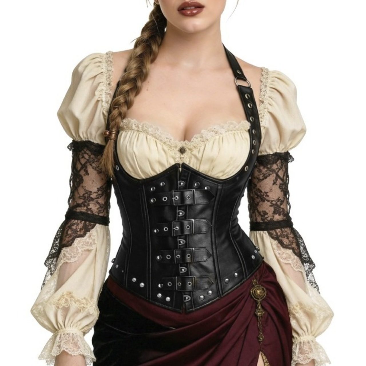 Corsetto Nero Steampunk