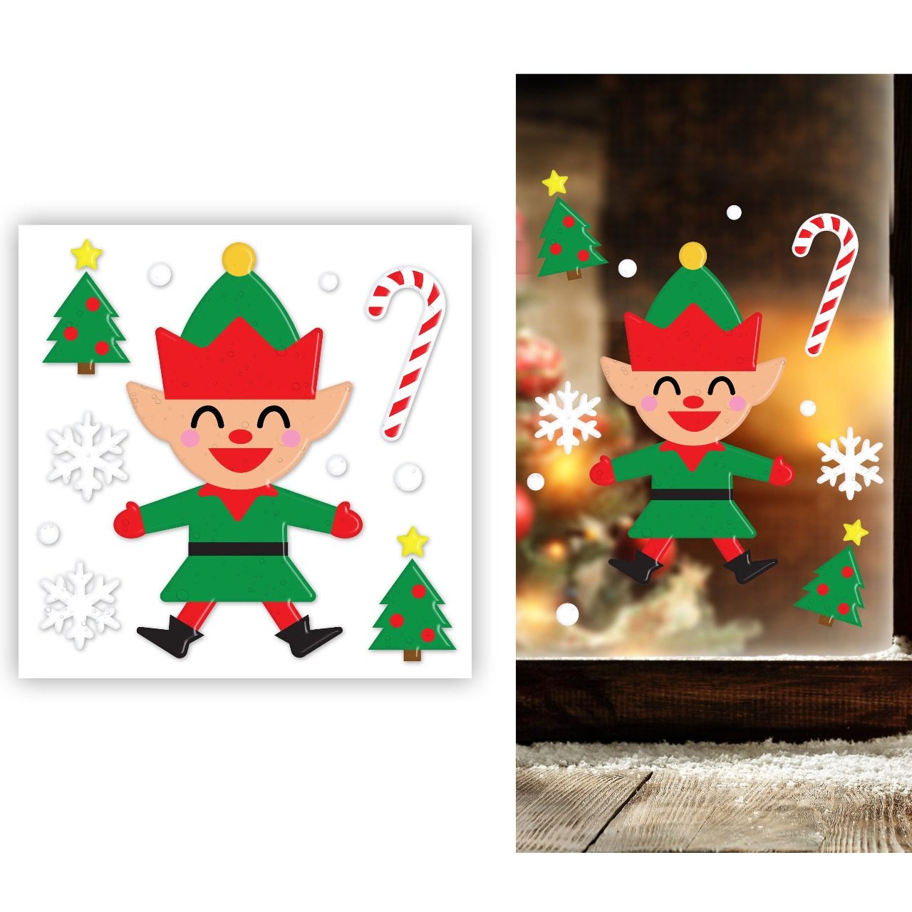 Decorazione in Gel da Elfo di Natale