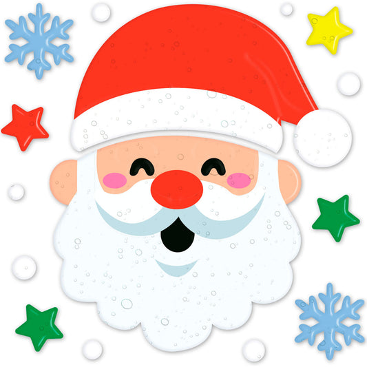 Decorazione in Gel di Babbo Natale