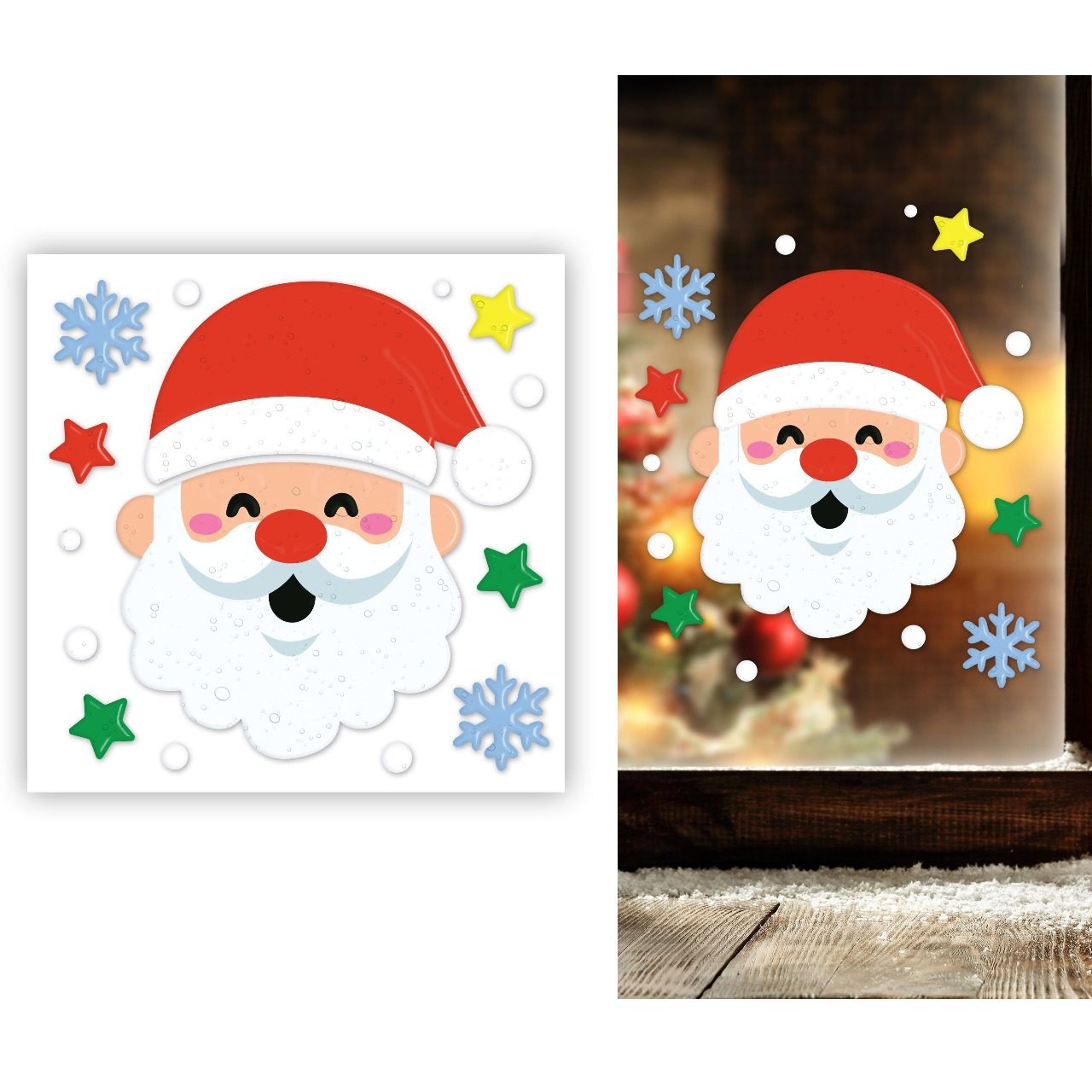 Decorazione in Gel di Babbo Natale