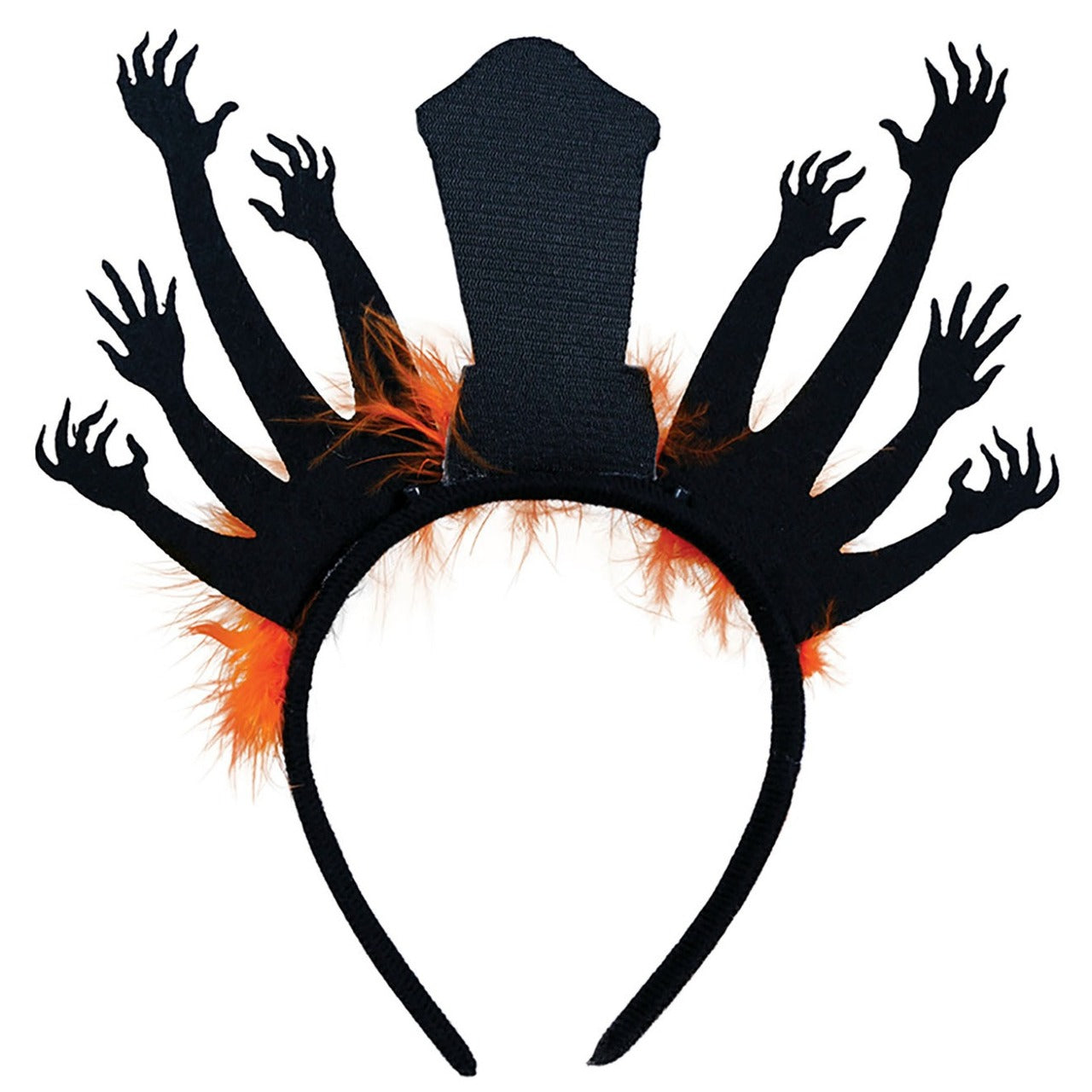 Fascia per capelli con lapide zombie