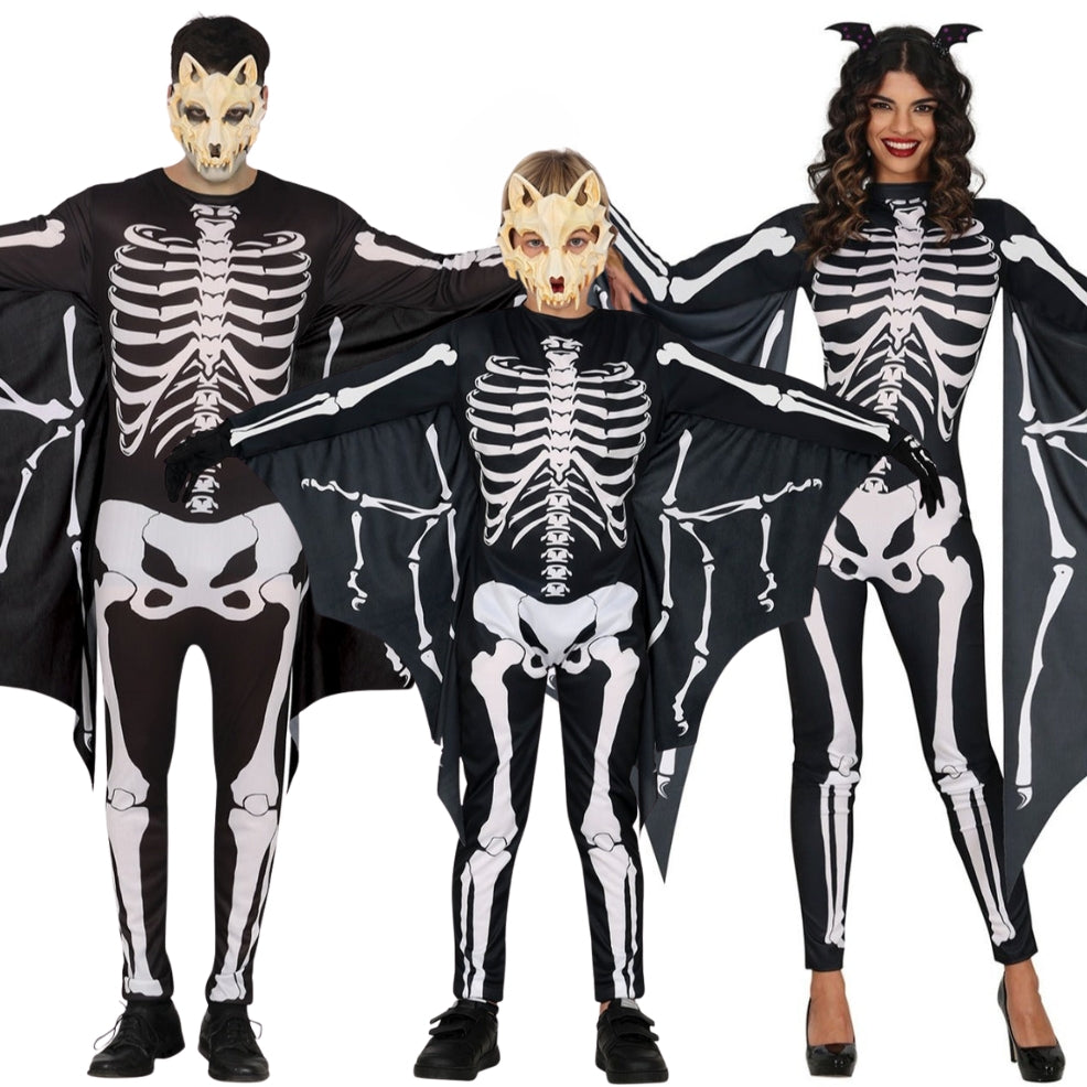 Costumi di gruppo da Scheletri Pipistrello eco