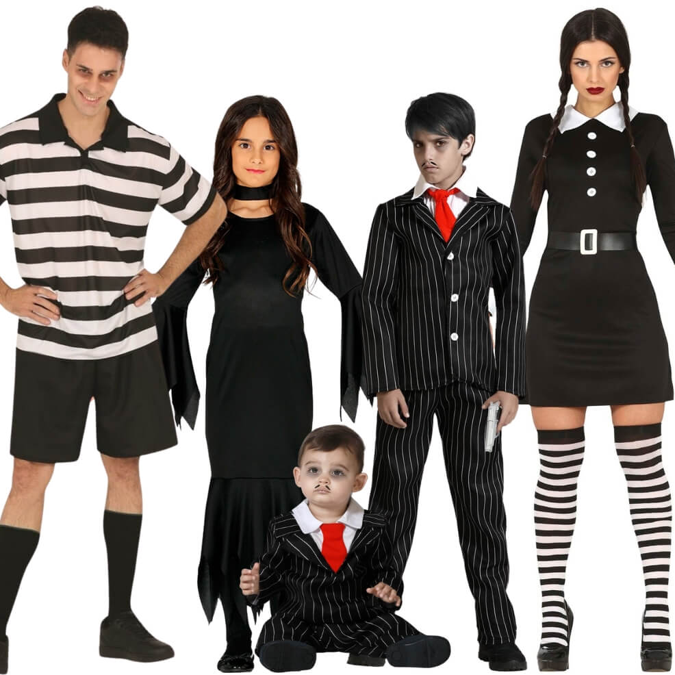 Costumi di gruppo della Famiglia Inquietante Eco