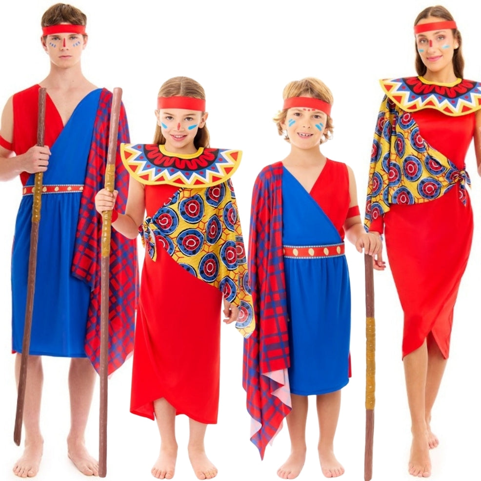 Costumi di gruppo da Guerrieri Masai