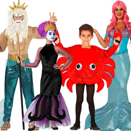 Costumi di gruppo de La Sirenetta