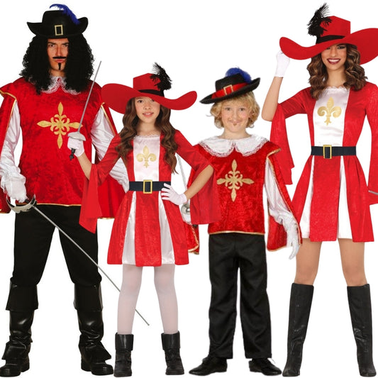 Costumi di gruppo da Moschettiere Porthos