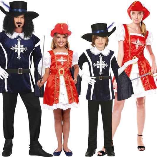 Costumi di gruppo da Moschettiere