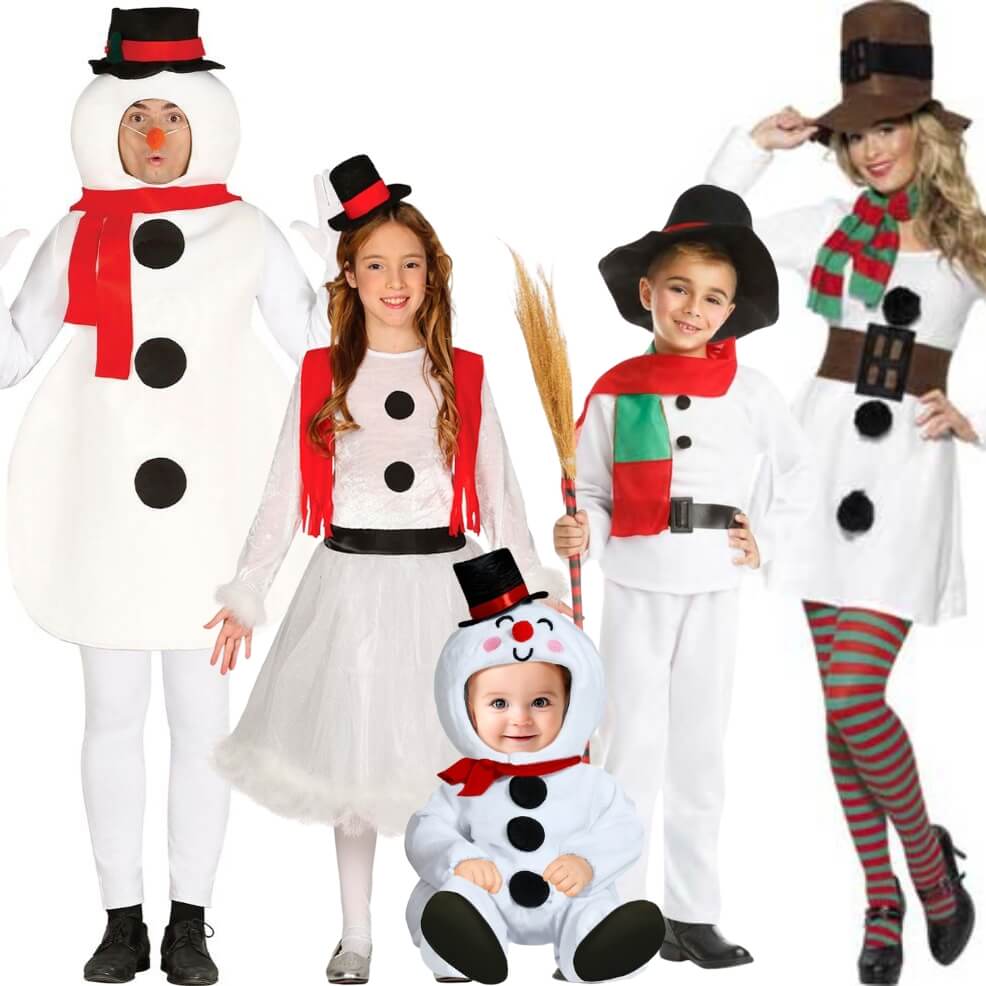 Costumi di gruppo da Pupazzi di Neve