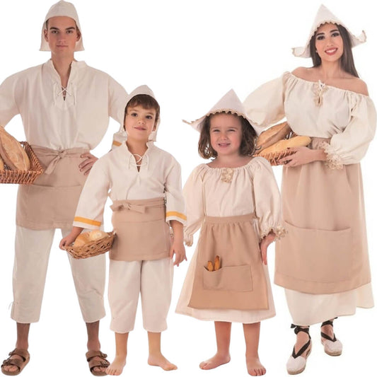 Costumi di gruppo da Panettieri Medievali
