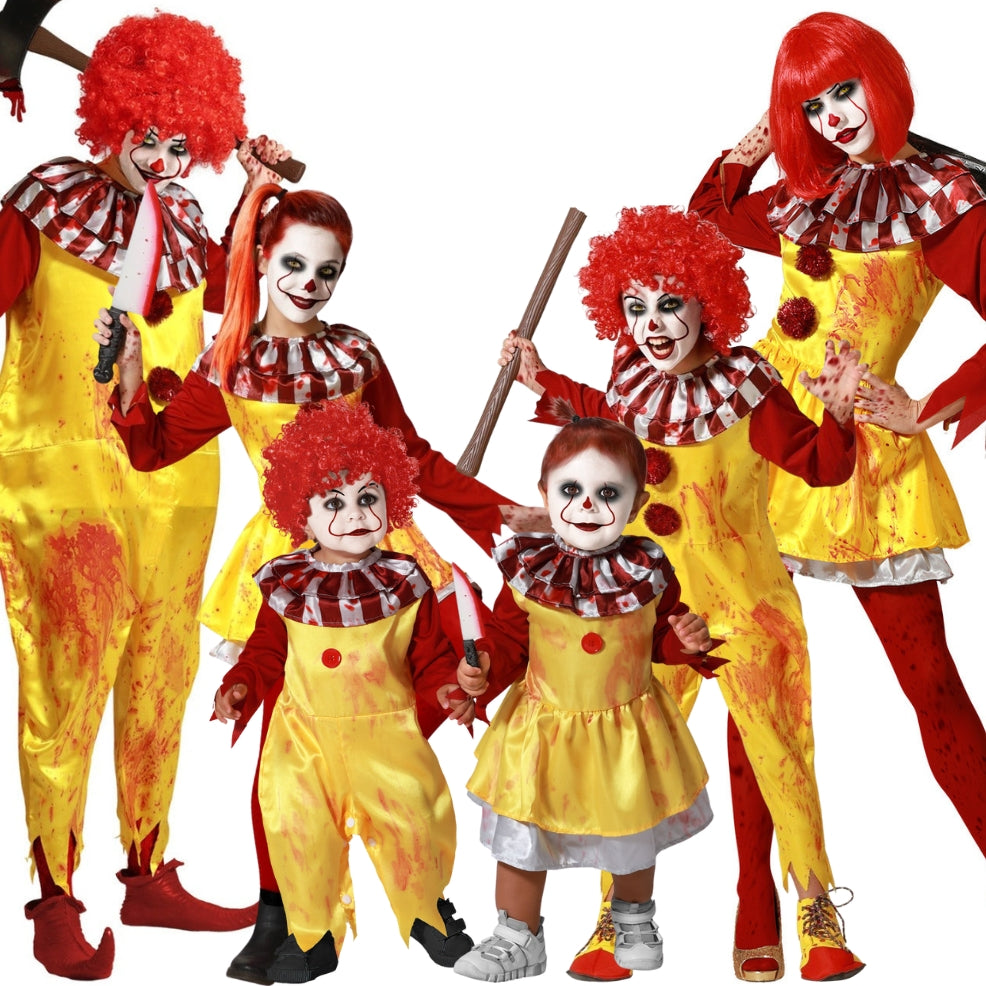 Costumi di gruppo da Clown McDonald Inquietanti